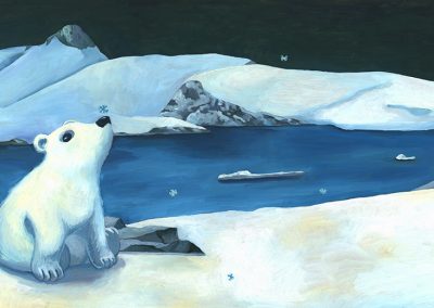 ours album jeunesse | Tiphaine Boilet illustrateur jeunesse nantais illustration ours polaire