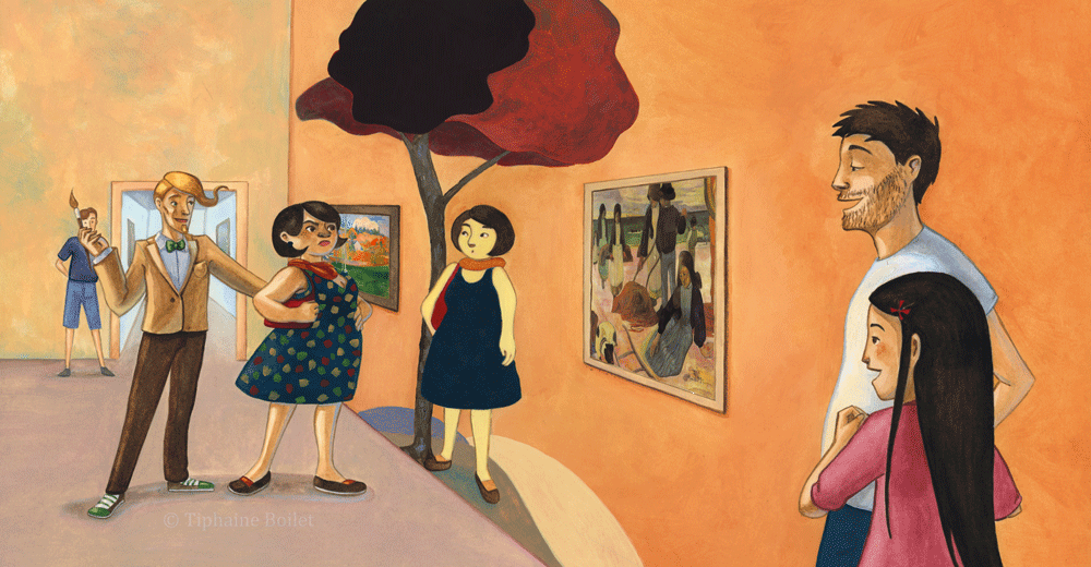 Paul Gauguin livre documentaire | Tiphaine Boilet illustratrice nantaise