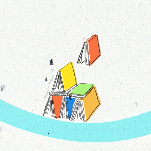 chaine du livre bibliotheque tiphaine boilet illustratrice freelance Nantes
