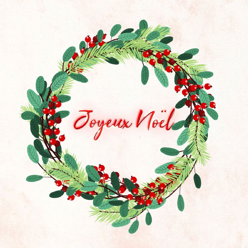 joyeux Noël 2020 Tiphaine Boilet illustrateur motion designer freelance Nantes