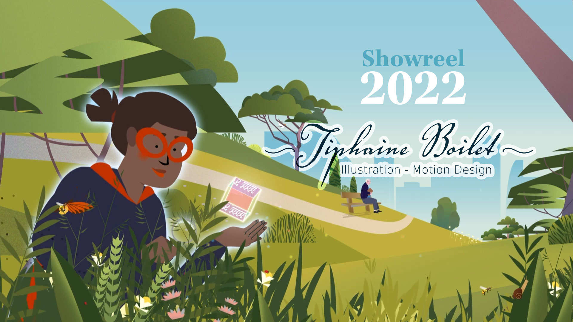 Showreel motion design freelance Nantes Tiphaine Boilet motion designer freelance