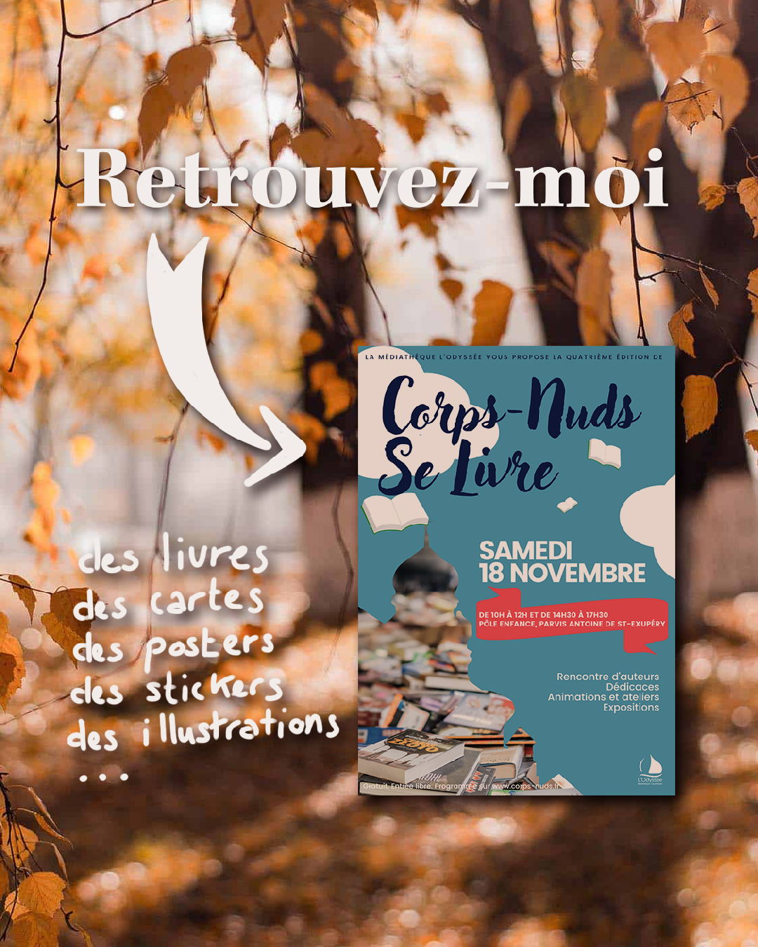 salon du livre Corps-Nuds Tiphaine Boilet illustratrice Nantes