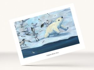 carte ourson polaire illustration jeunesse Tiphaine Boilet illustratrice Nantes
