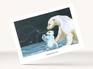 carte ours ourson polaire illustration jeunesse Tiphaine Boilet illustratrice Nantes