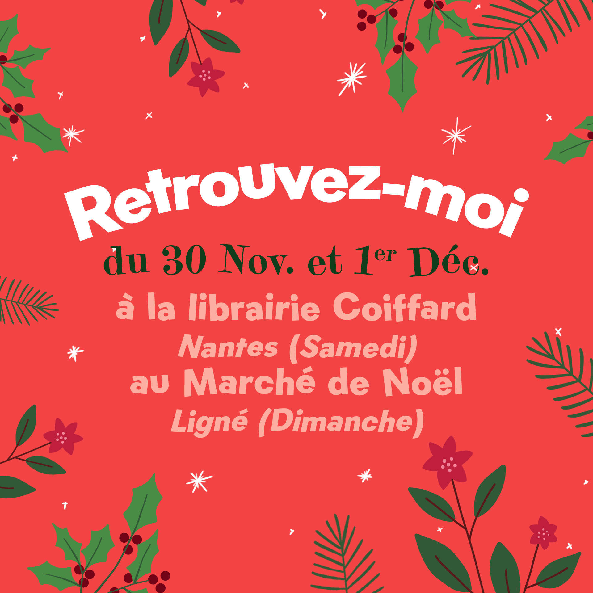 dédicace livre Nantes marché de Noël Ligné Tiphaine Boilet illustratrice freelance jeunesse