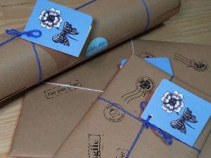 Pochette mystère illustration originale dessin Tiphaine Boilet illustratrice Nantes