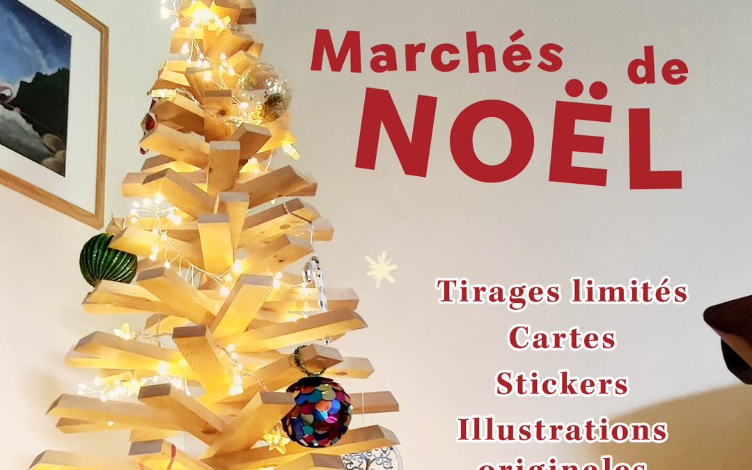 merveilleux marché de Noël ce weekend 2025 Tiphaine Boilet illustratrice Nantes Angers