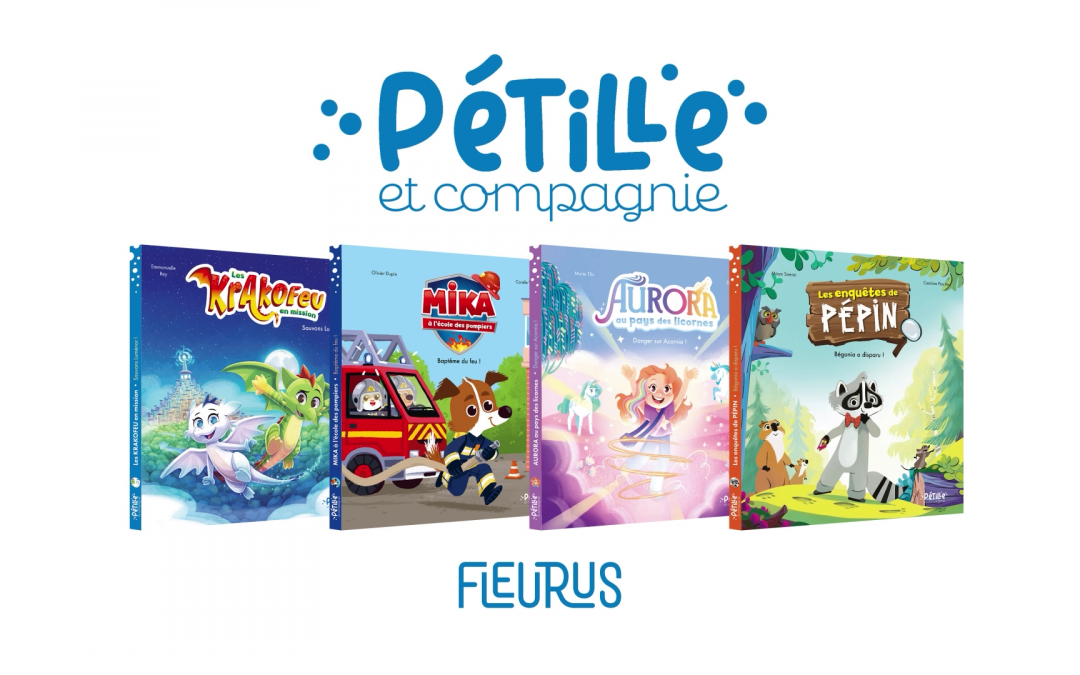 Exemple de promotion livre : book trailer collection Pétille et compagnie